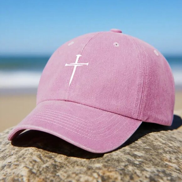 HEPANDY EMBROIDED THREE NAILS CROSS BASEBALL HAT - Picture 4 of 4